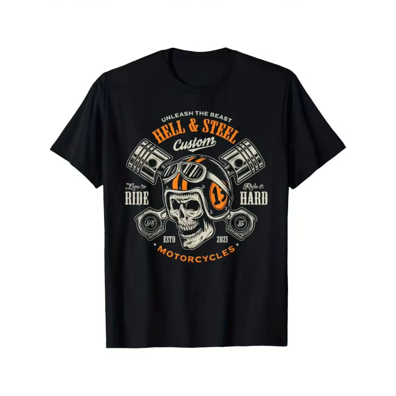 T-shirt graphique vintage pour homme