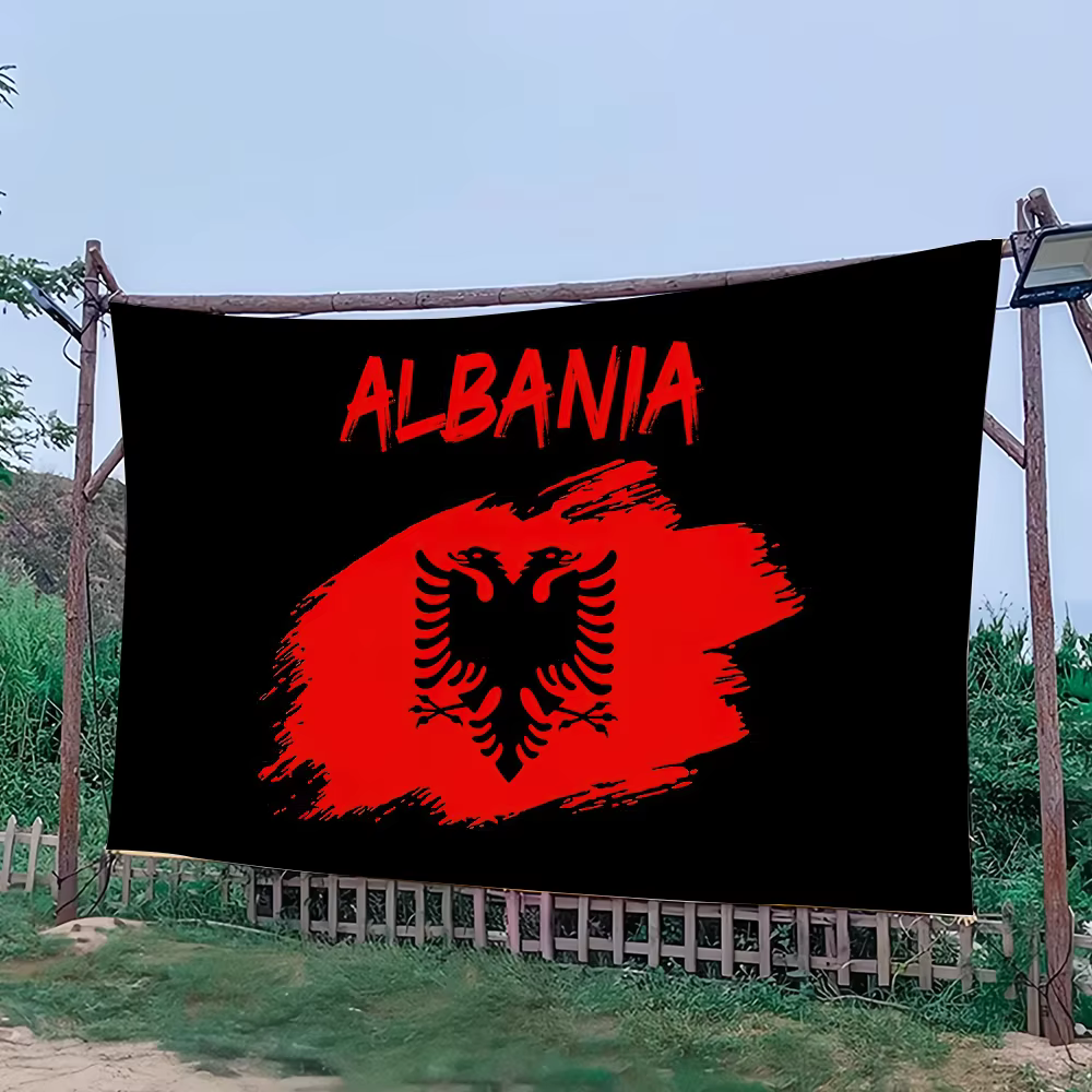 Drapeau albanais Feel pour pique-nique