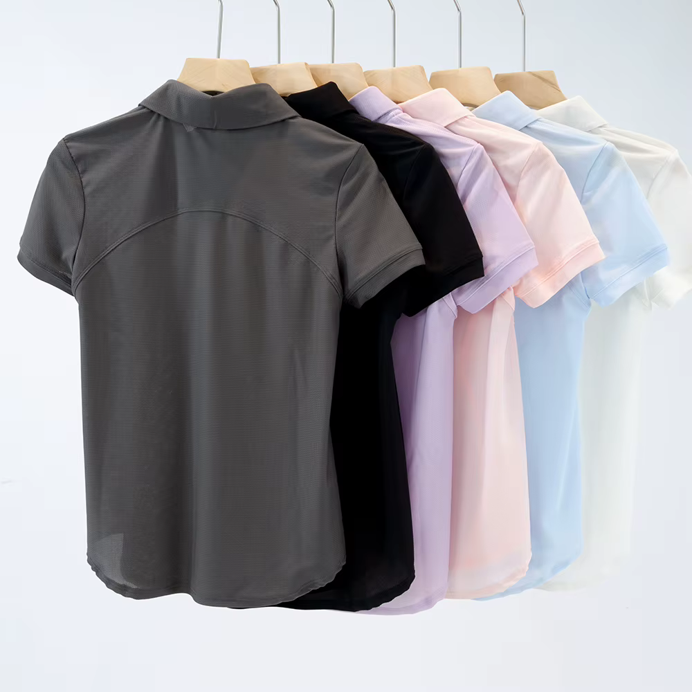 LULU FLORA POLO femme tennis respirant coupe ajustée séchage rapide