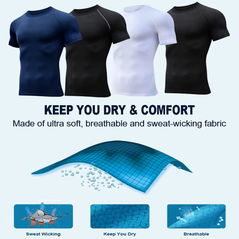 Chemise de Compression à imprimé croisé pour hommes t-shirt athlétique chrétien t-shirts hauts gymnastique entraînement Fitness course bases sous-vêtements