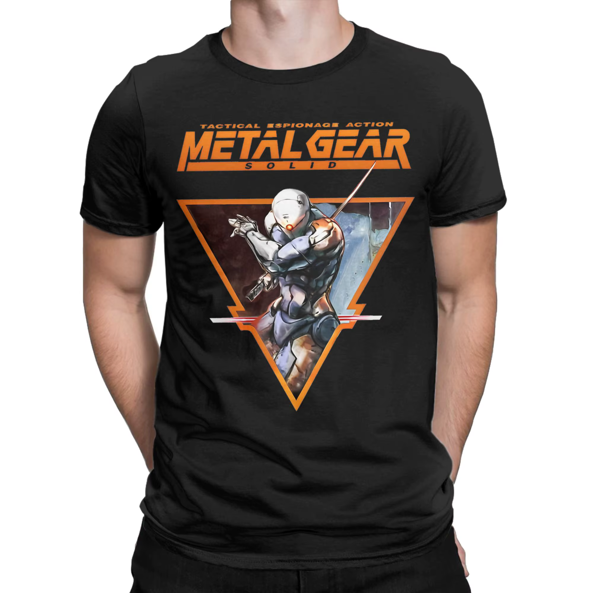 T-Shirt MGS Game Metal Gear Solid pour hommes
