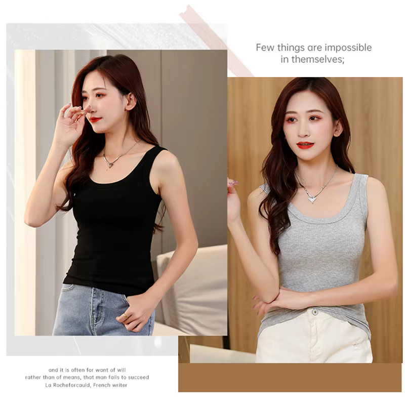 Femmes haut sport gilet réservoir sans manches t-shirt femme chemises de course Sexy côtelé