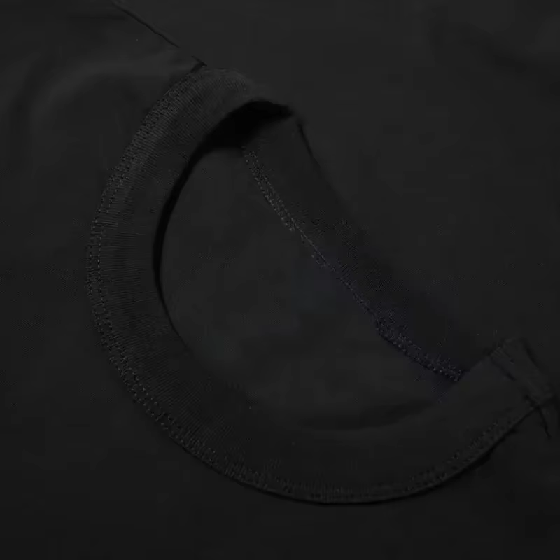 Marron blanc Look exportation qualité T-shirt à manches courtes décontracté couleur unie Couple femmes haut hommes