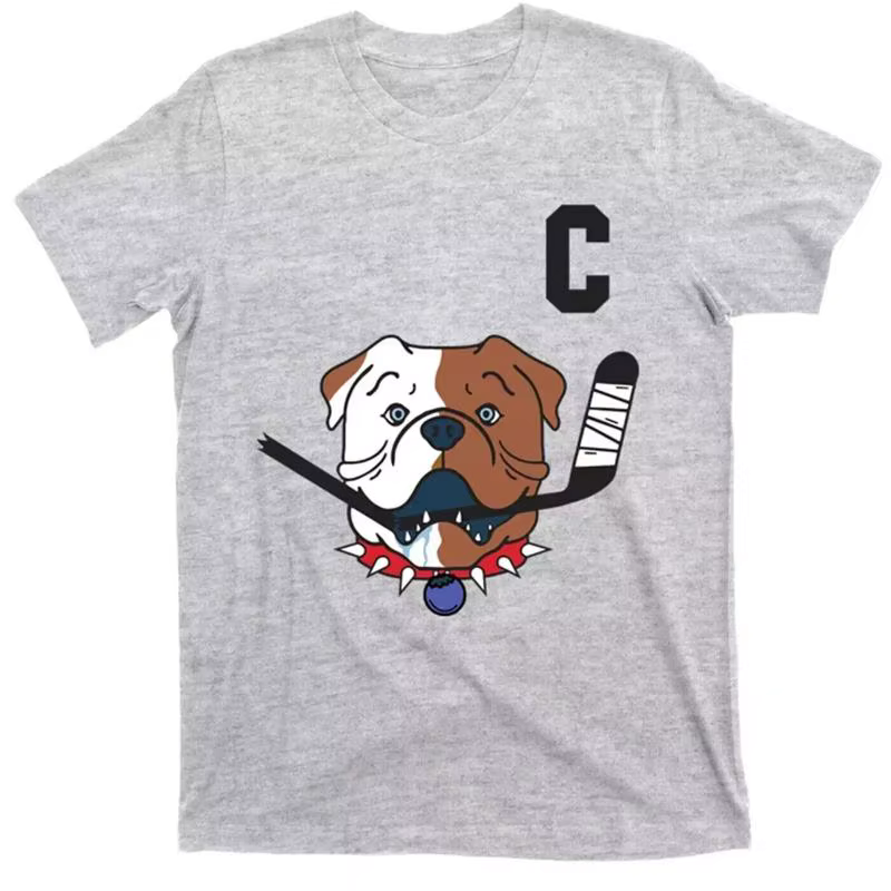 Sudbury Blueberry Bulldogs T-shirt gris manches courtes Toutes tailles S-5Xl